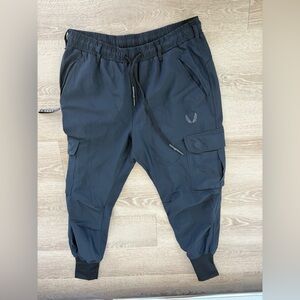ASRV Black Cargo Jogger Pants